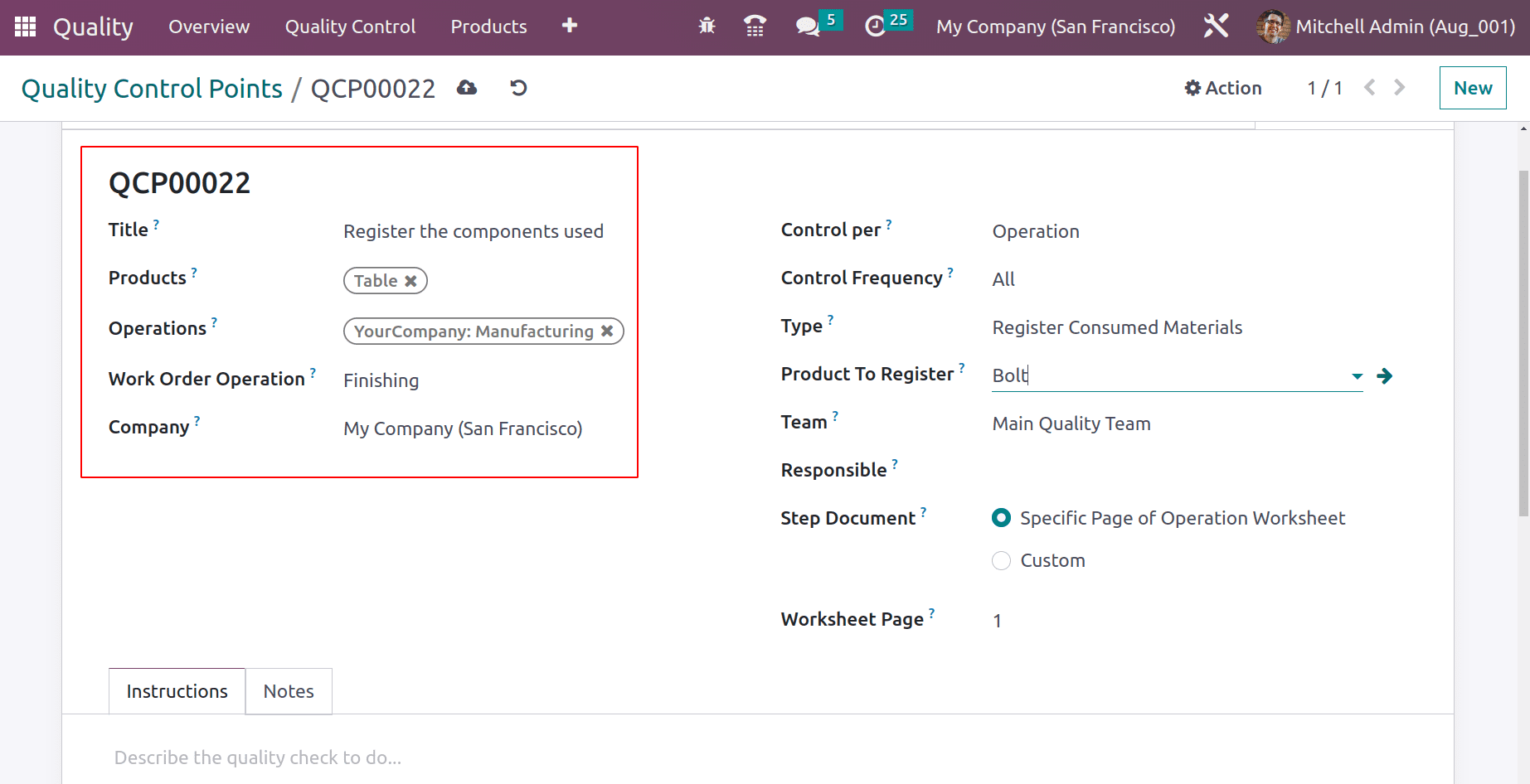 An Overview of Quality Checks for Manufactured Products in Odoo 16-cybrosys