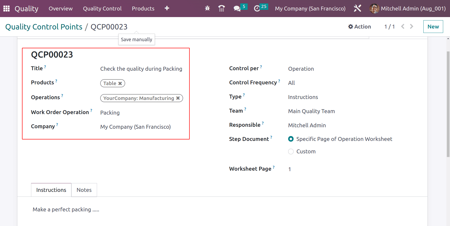 An Overview of Quality Checks for Manufactured Products in Odoo 16-cybrosys