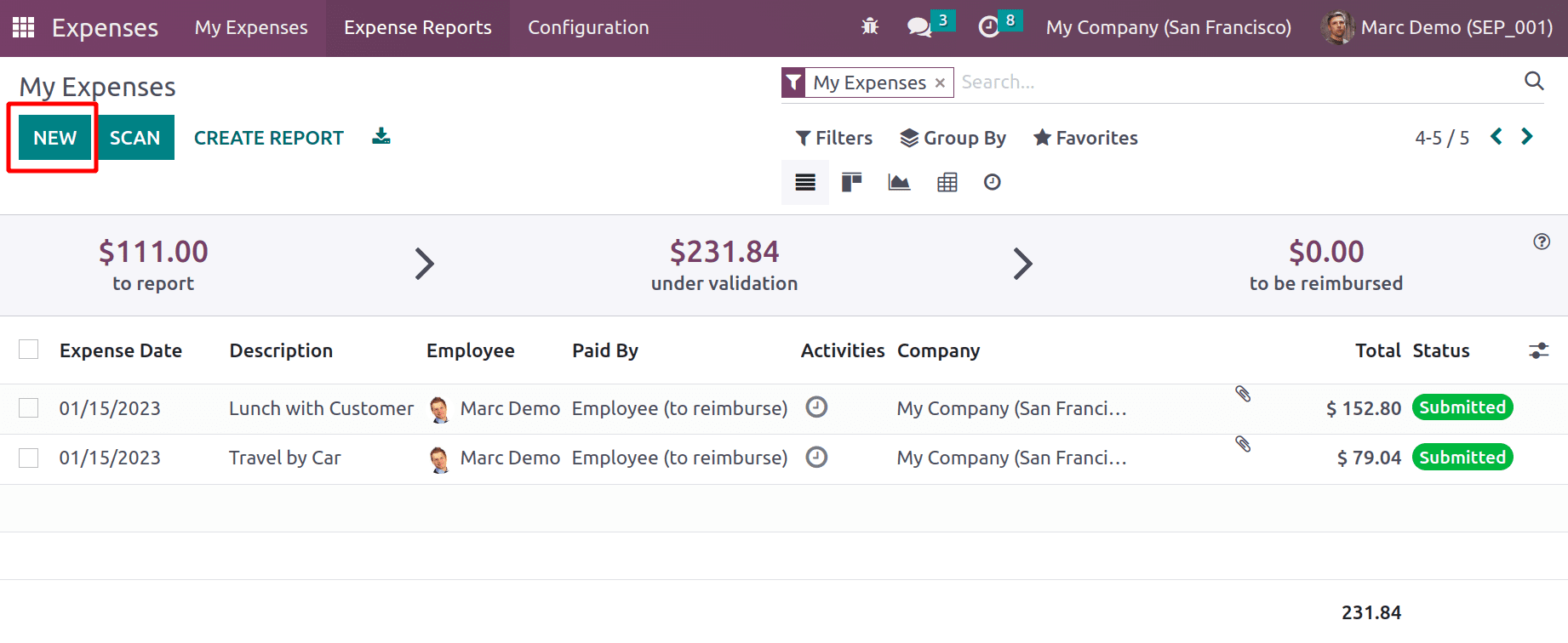 An Overview of Re-invoicing Employee Expenses to Project in Odoo 16-cybrosys