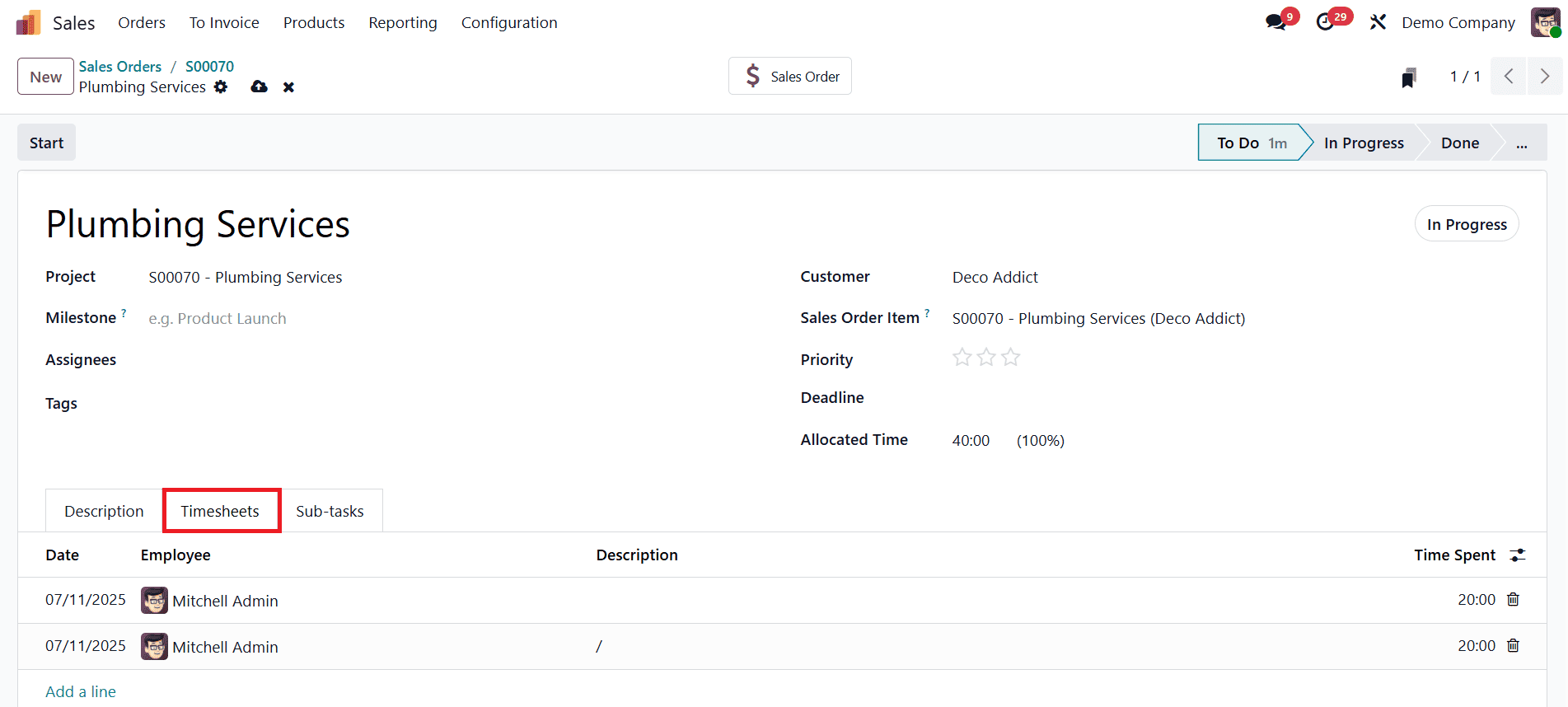 An Overview of Service Invoicing Policies in Odoo 18 Project Module-cybrosys