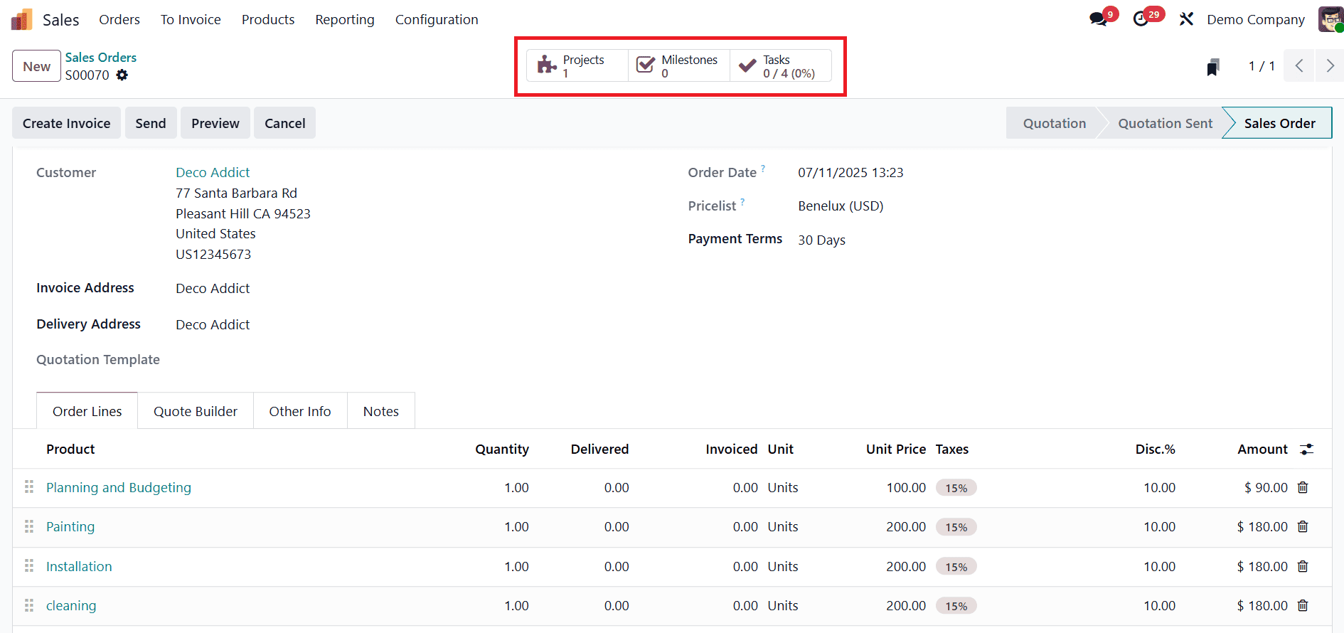 An Overview of Service Invoicing Policies in Odoo 18 Project Module-cybrosys