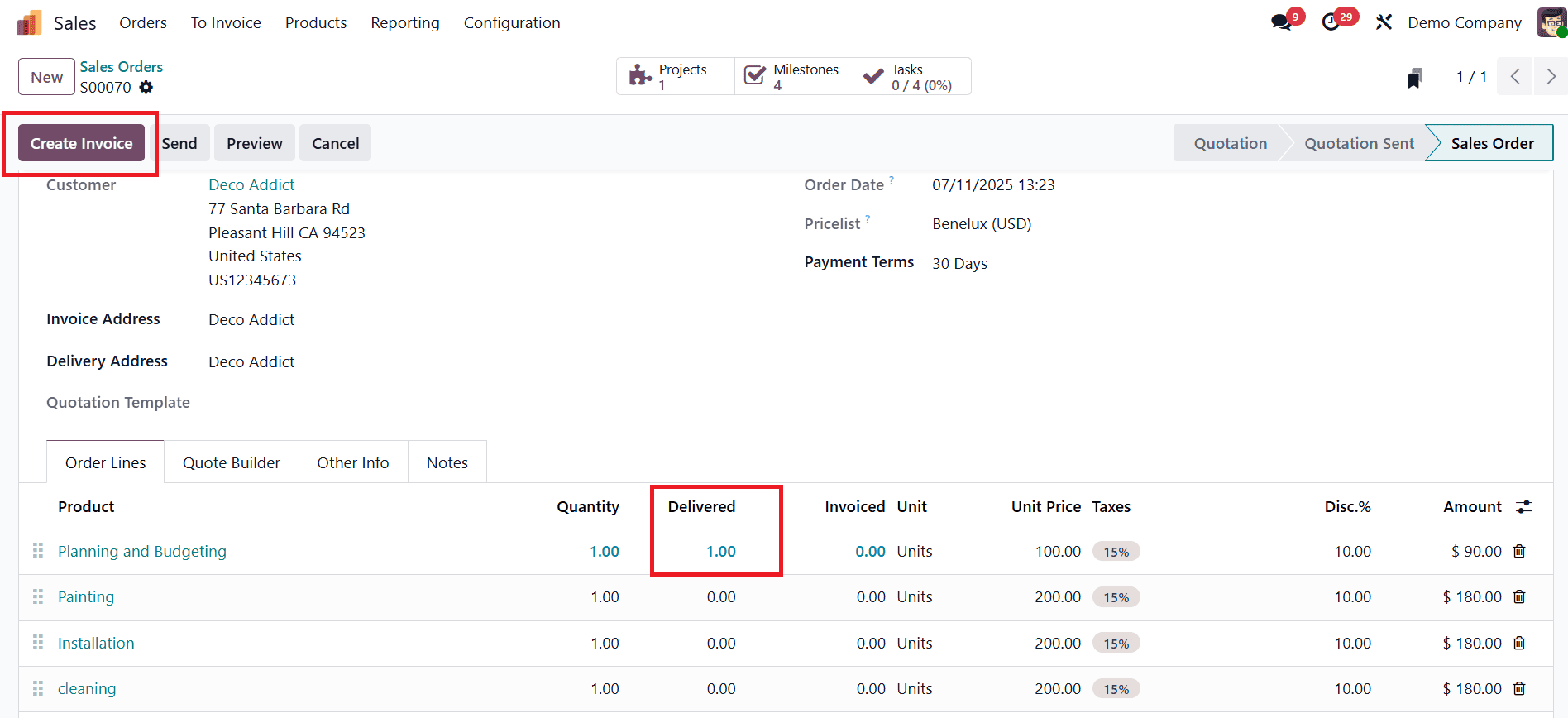 An Overview of Service Invoicing Policies in Odoo 18 Project Module-cybrosys