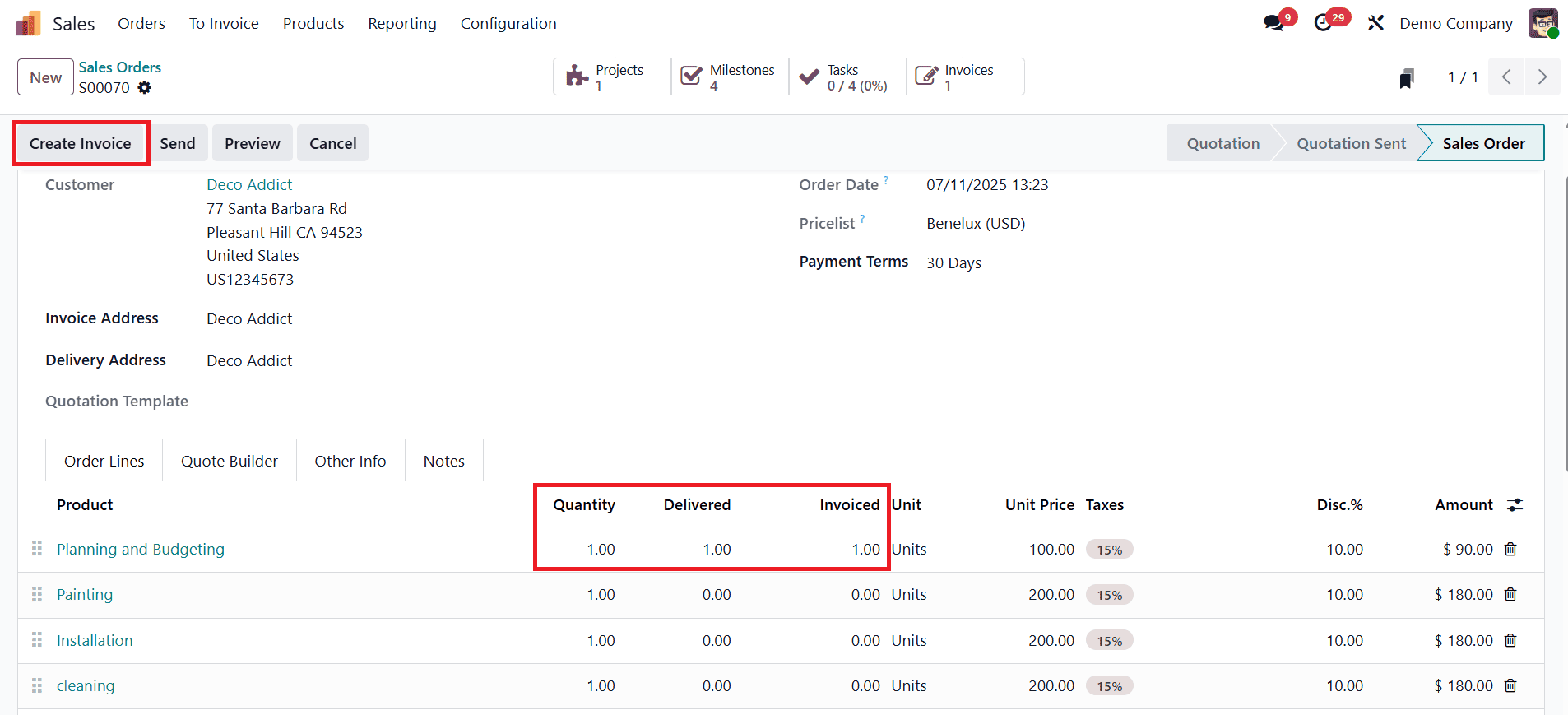 An Overview of Service Invoicing Policies in Odoo 18 Project Module-cybrosys