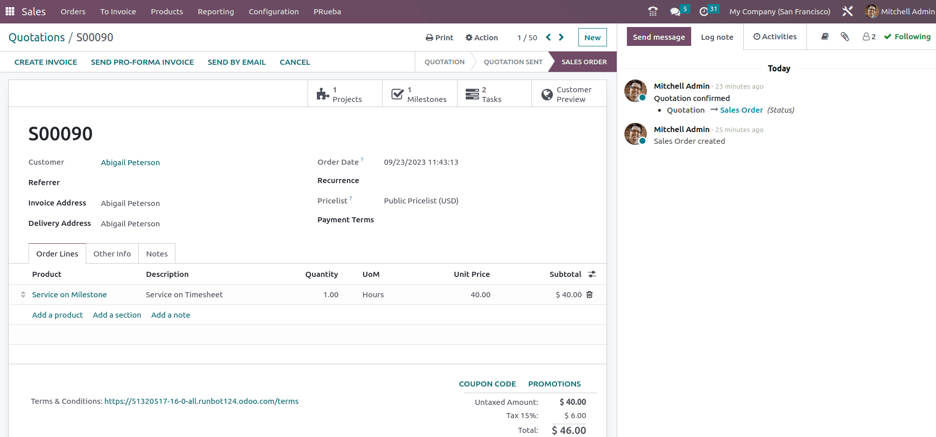 An Overview of Setting up Milestone for a Project in Odoo 16-cybrosys