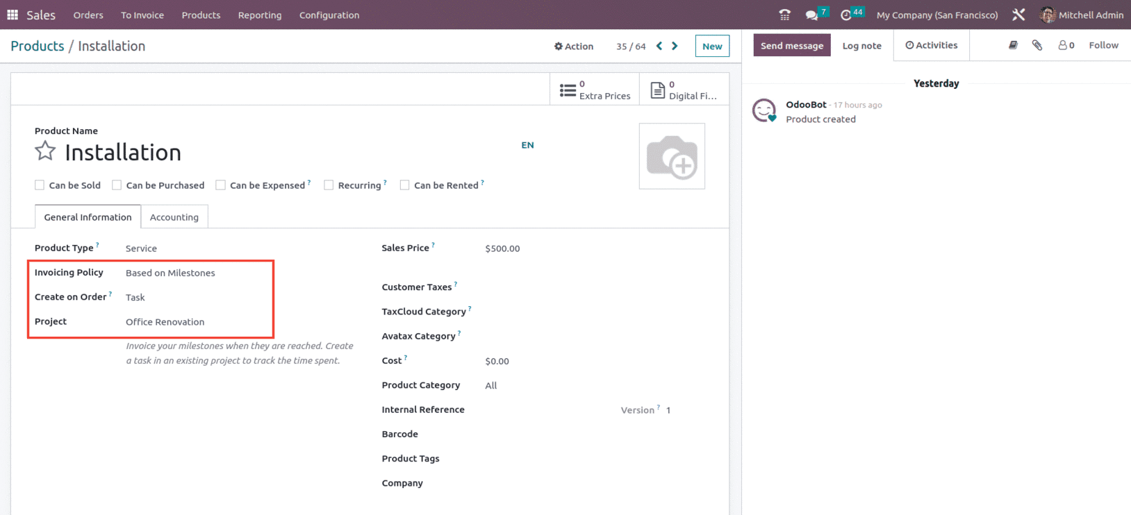 An Overview of Setting up Milestone for a Project in Odoo 16-cybrosys