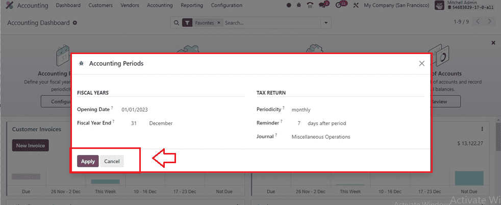 An Overview of the Accounting Dashboard in Odoo 17-cybrosys