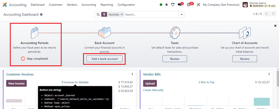 An Overview of the Accounting Dashboard in Odoo 17-cybrosys