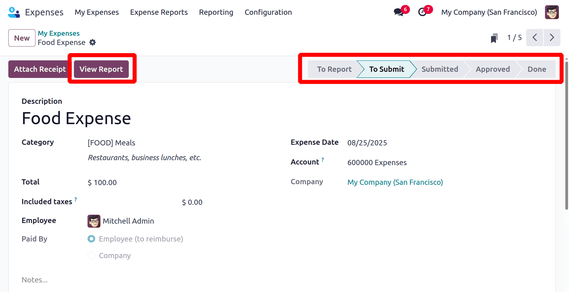 An Overview of the Expense Module in Odoo 18-cybrosys