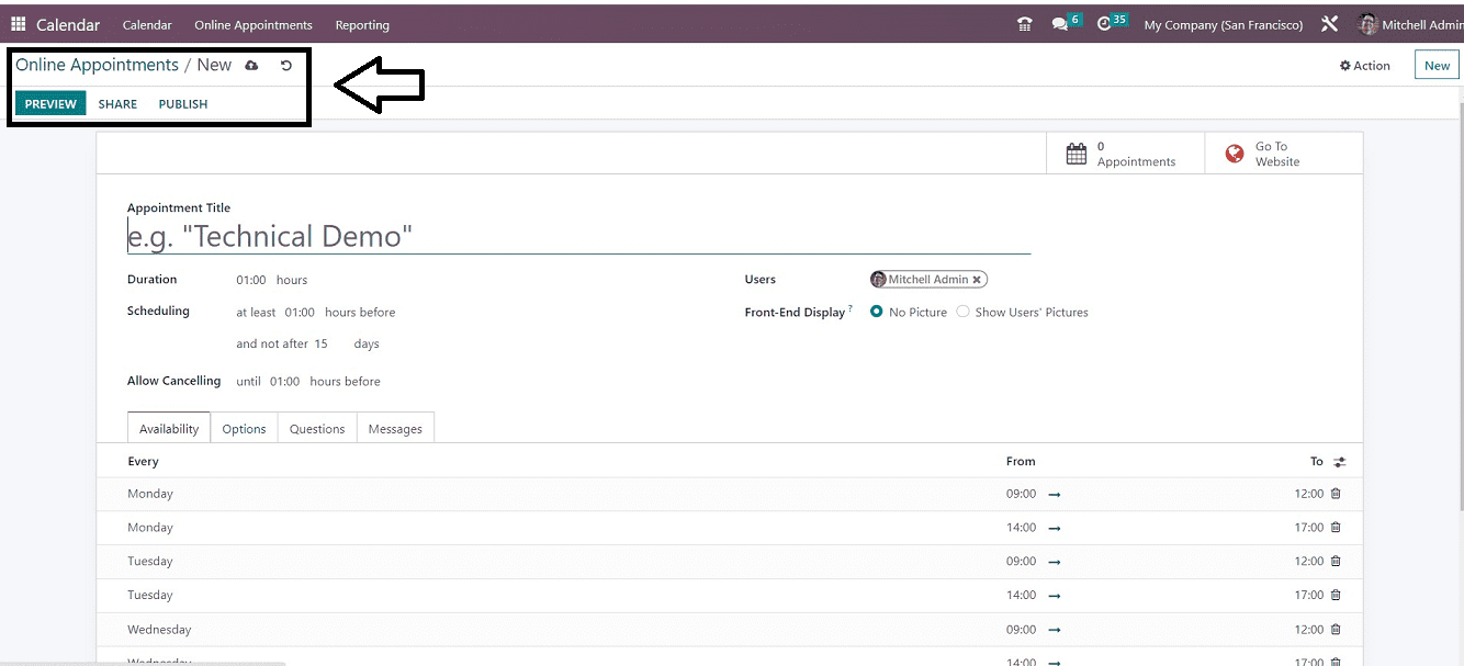 An Overview of the Odoo 16 Calendar App-cybrosys