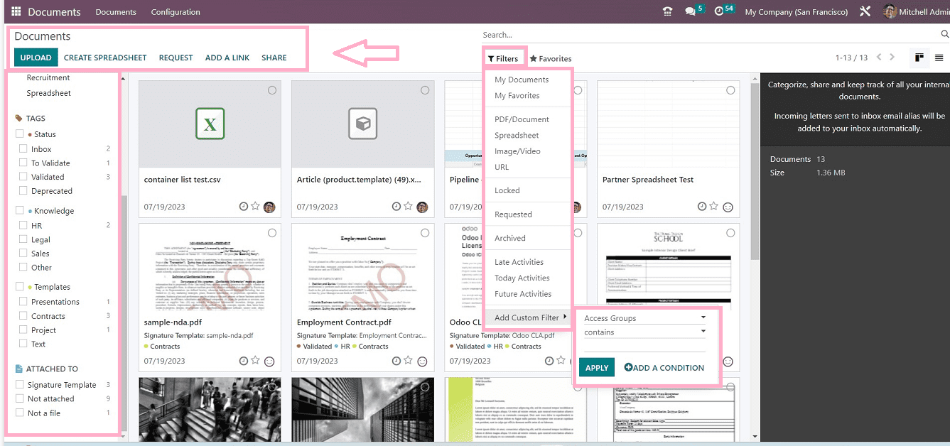 An Overview of the Odoo 16 Documents Module-cybrosys