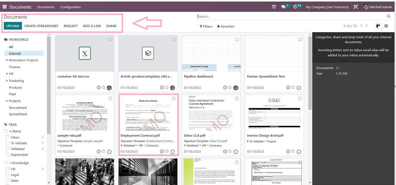 An Overview of the Odoo 16 Documents Module-cybrosys