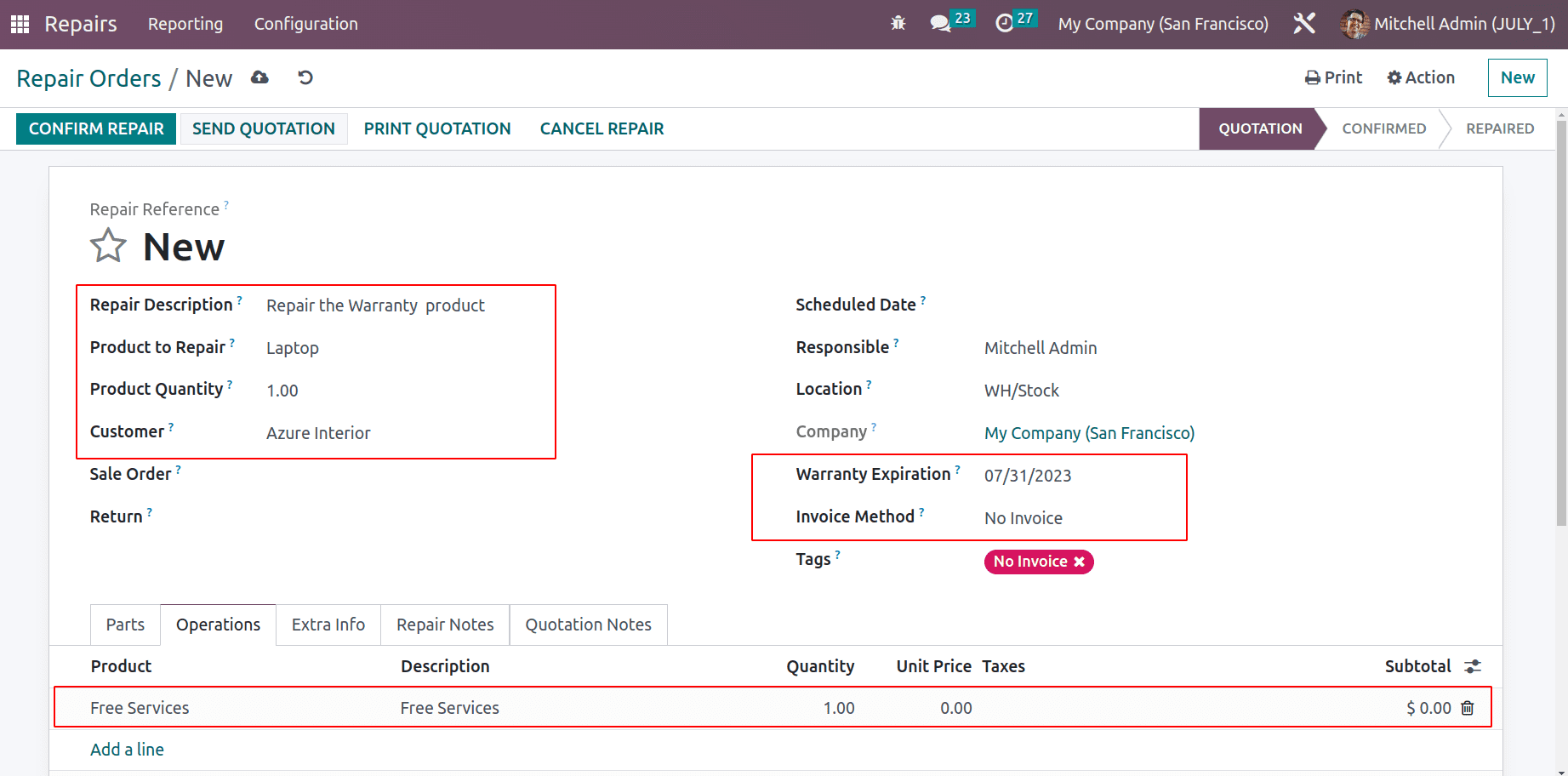 An Overview of the Odoo 16 Repair Module-cybrosys