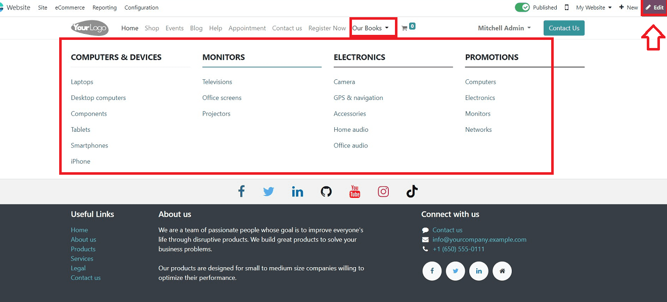 An Overview of the Odoo 16 Website Module-cybrosys