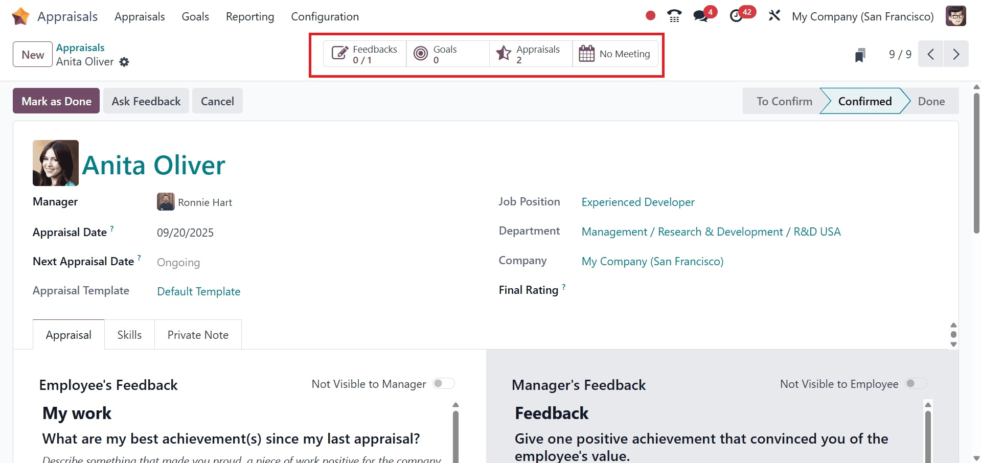 An Overview of the Odoo 18 Appraisals Module-cybrosys