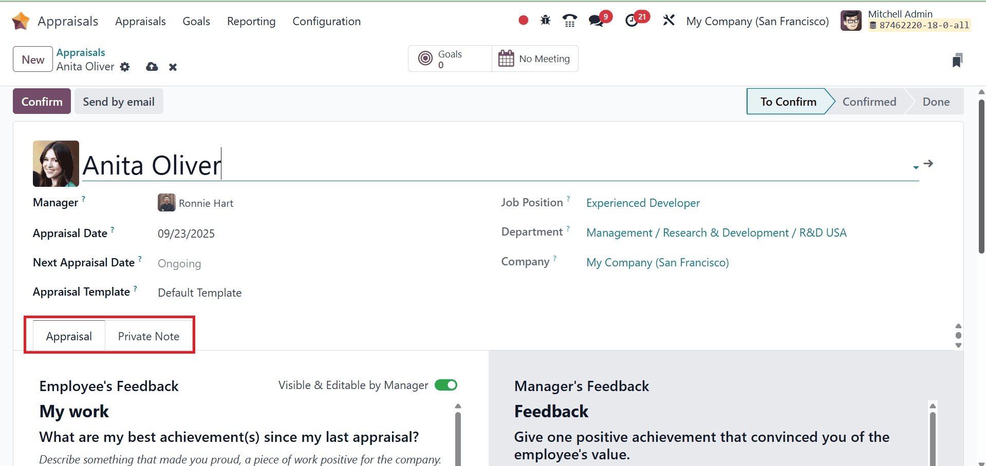 An Overview of the Odoo 18 Appraisals Module-cybrosys