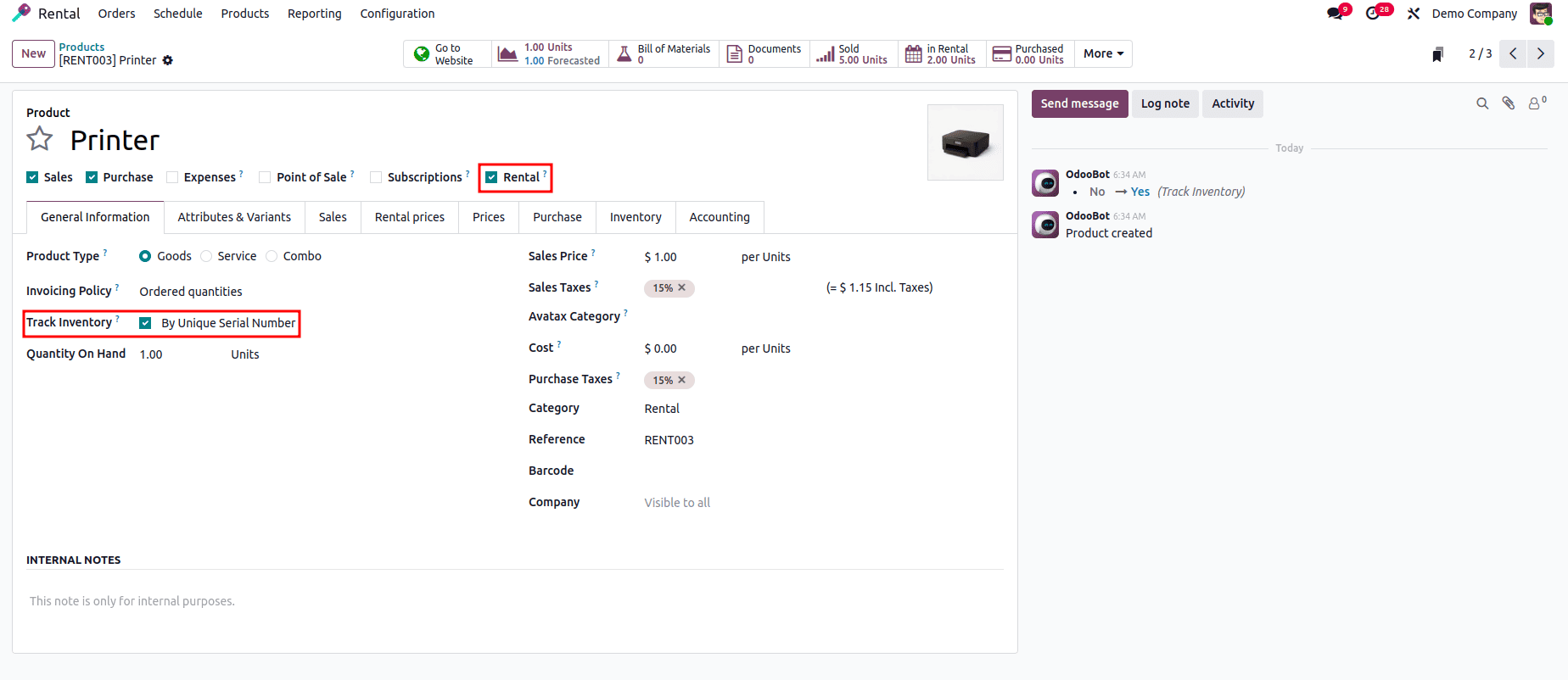 An Overview of the Odoo 18 Rental Module-cybrosys