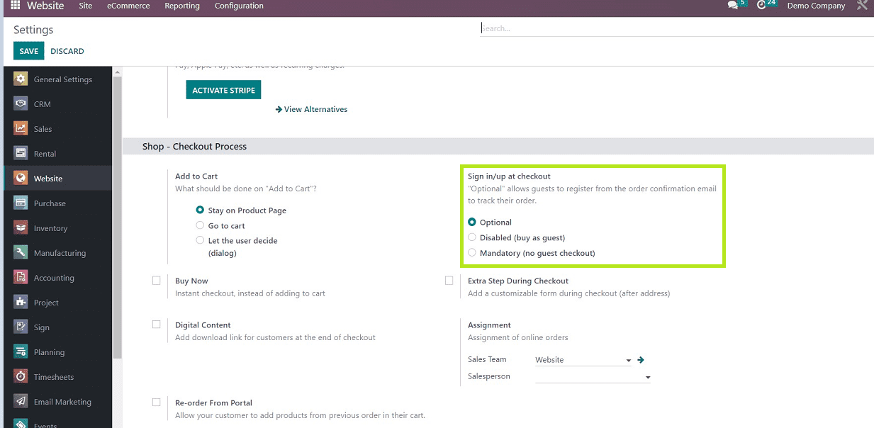 An Overview of the Shop & Checkout Procedure of the Odoo 16 Website Module-cybrosys