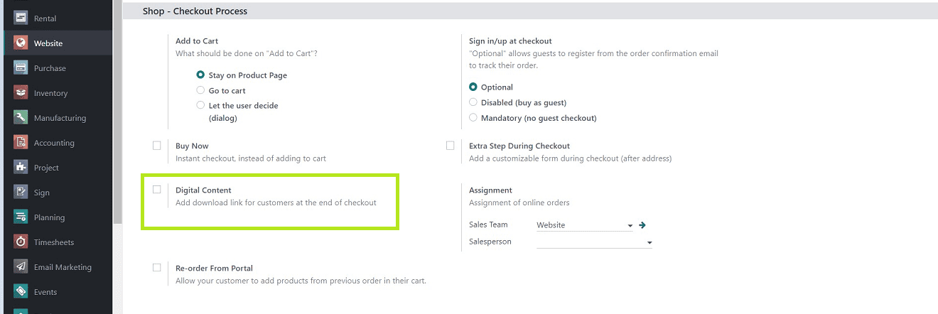 An Overview of the Shop & Checkout Procedure of the Odoo 16 Website Module