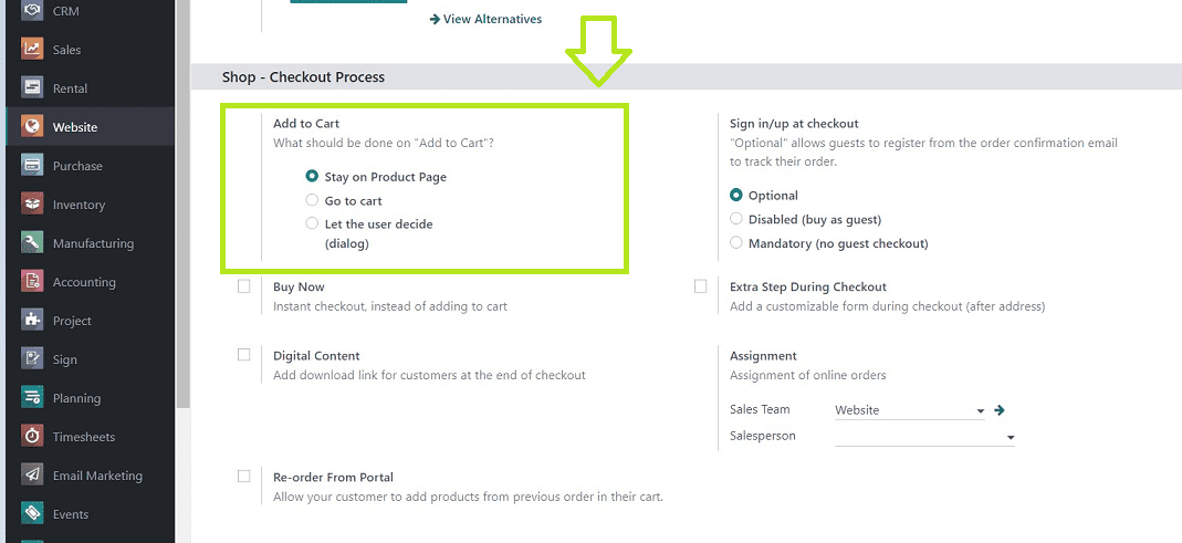 An Overview of the Shop & Checkout Procedure of the Odoo 16 Website Module-cybrosys