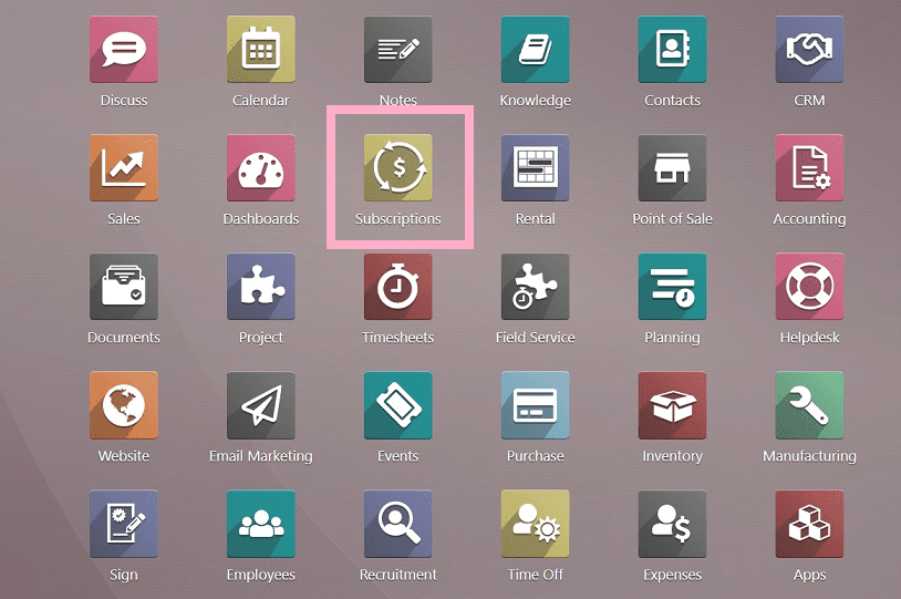 An Overview of the Subscription Menu in Odoo 16 Subscriptions Module-cybrosys