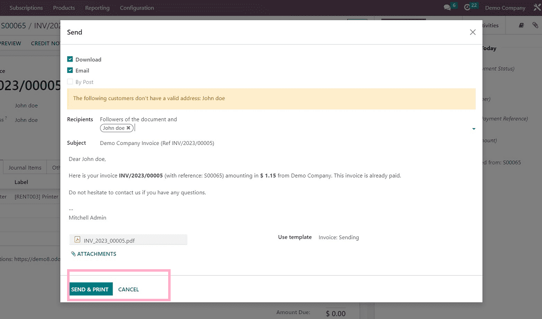 An Overview of the Subscription Menu in Odoo 16 Subscriptions Module-cybrosys