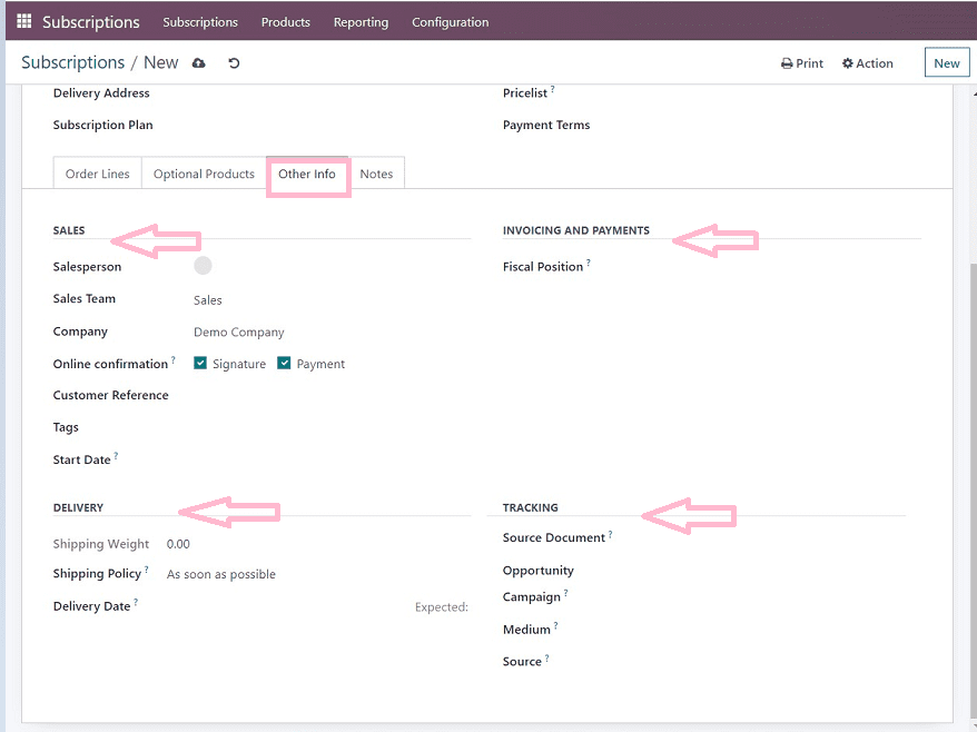 An Overview of the Subscription Menu in Odoo 16 Subscriptions Module-cybrosys