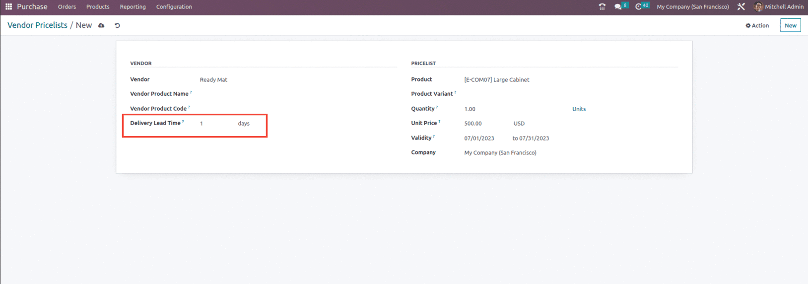 An Overview of Vendor Pricelist Management in Odoo 16 Purchase App-cybrosys