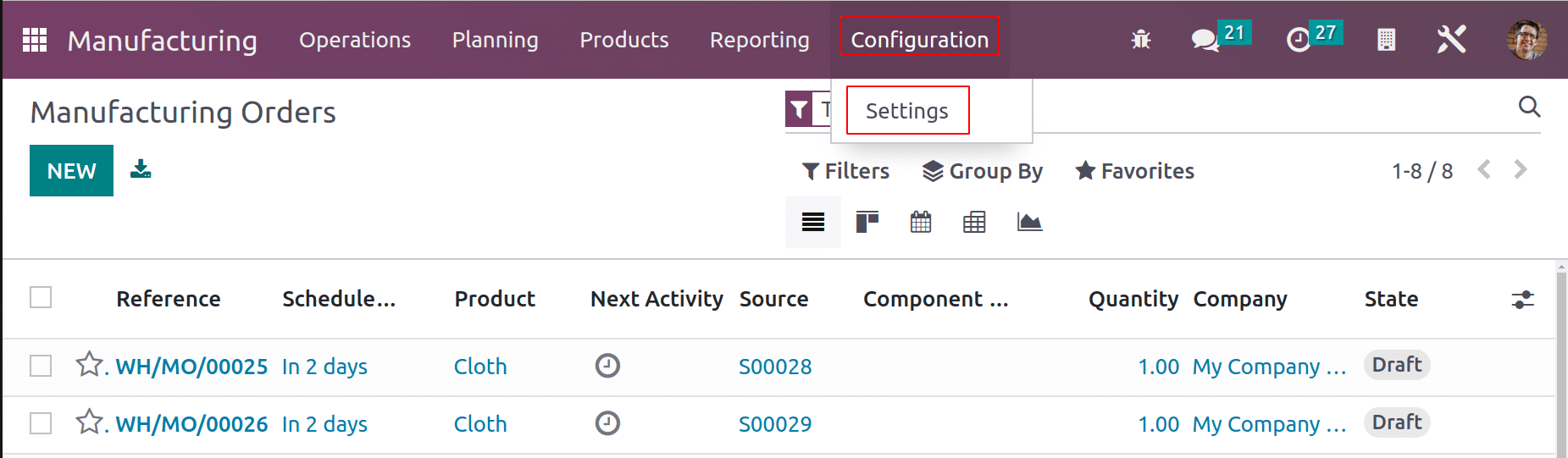 An Overview of Workcenters and Operations in Odoo 16 Manufacturing-cybrosys