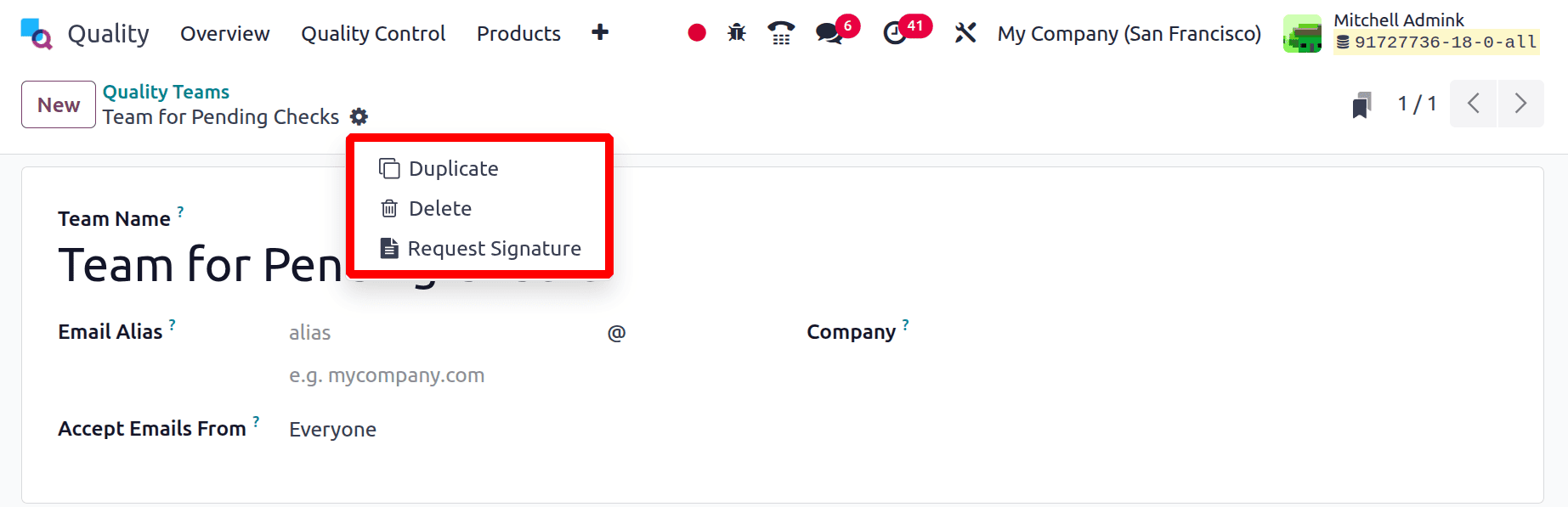 An Overview to Quality Module in Odoo 18-cybrosys