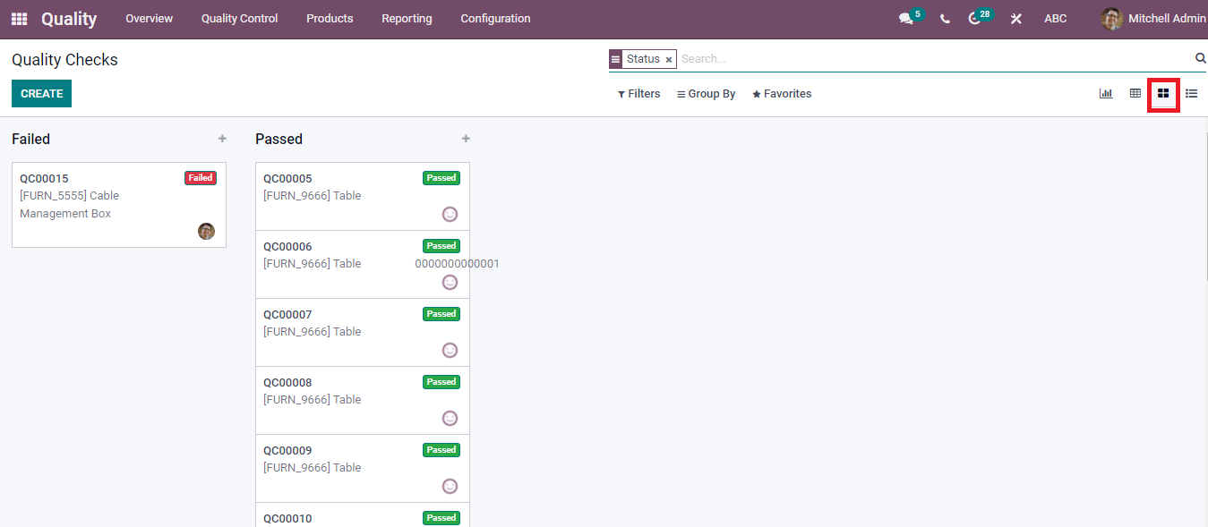 odoo-15-quality-module-cybrosys 中的报告功能分析