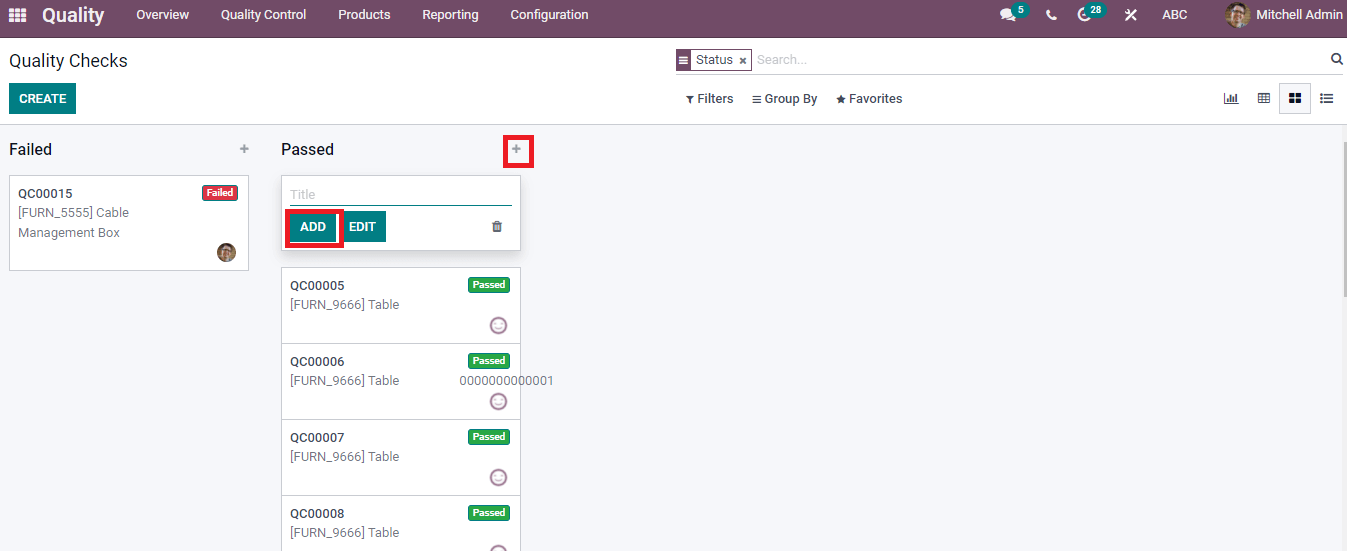 odoo-15-quality-module-cybrosys 中的报告功能分析