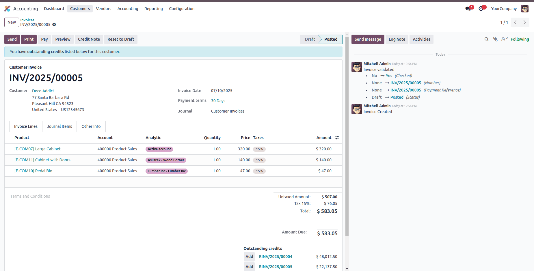 Analytic Accounting In Odoo 18 Accounting Module-cybrosys