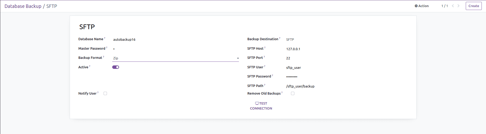 Automatic Database Backup - Odoo 16 App-cybrosys