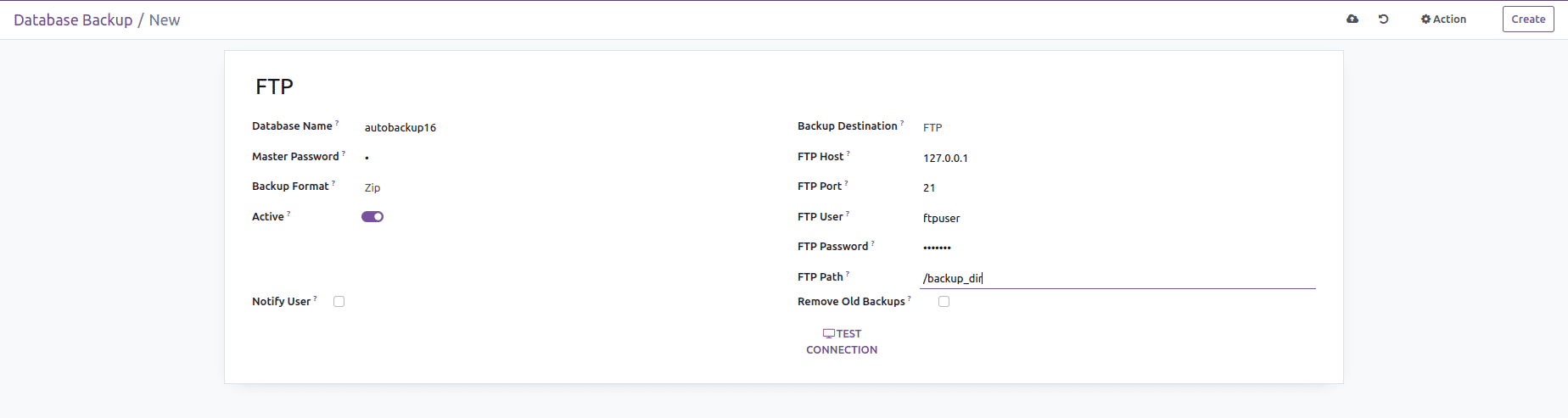 Automatic Database Backup - Odoo 16 App-cybrosys