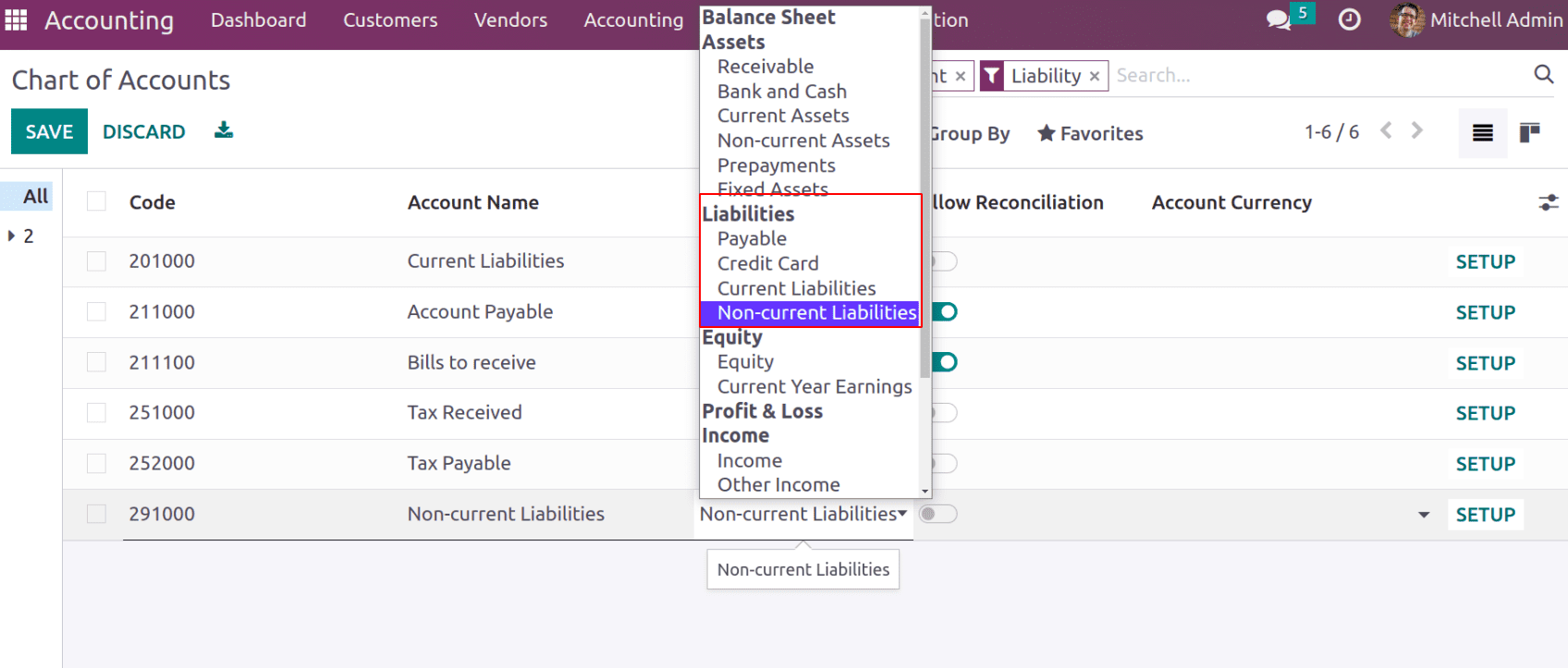 Balance Sheet Features in Odoo 16