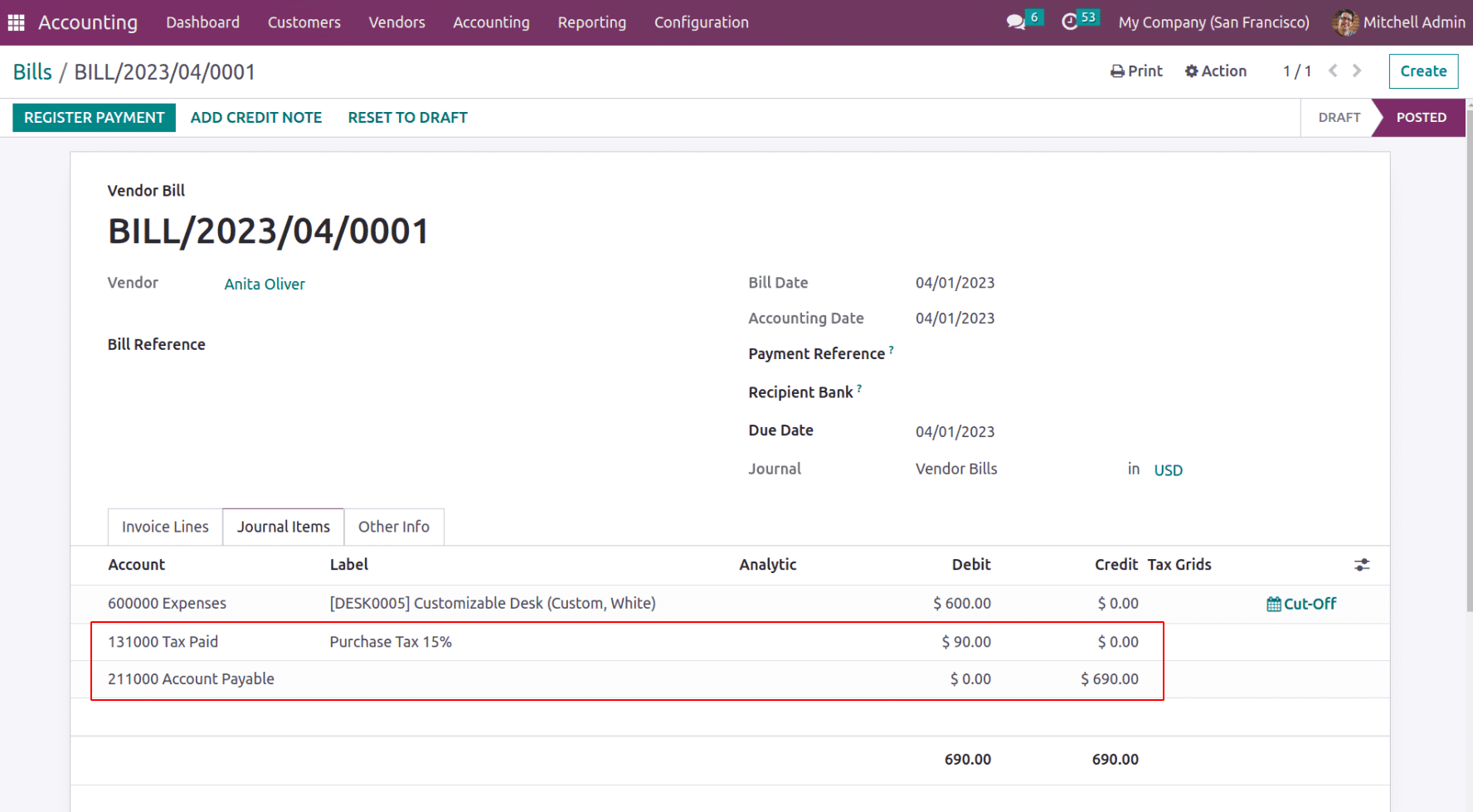 Balance Sheet Features in Odoo 16