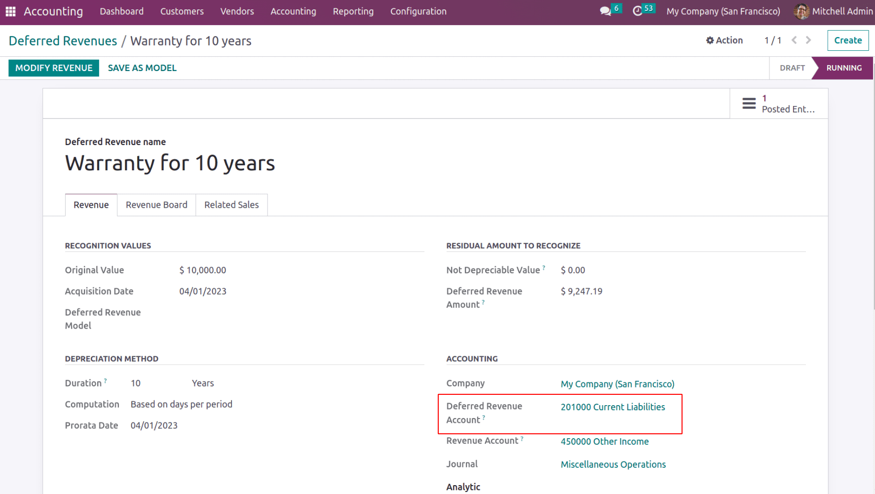 Balance Sheet Features in Odoo 16