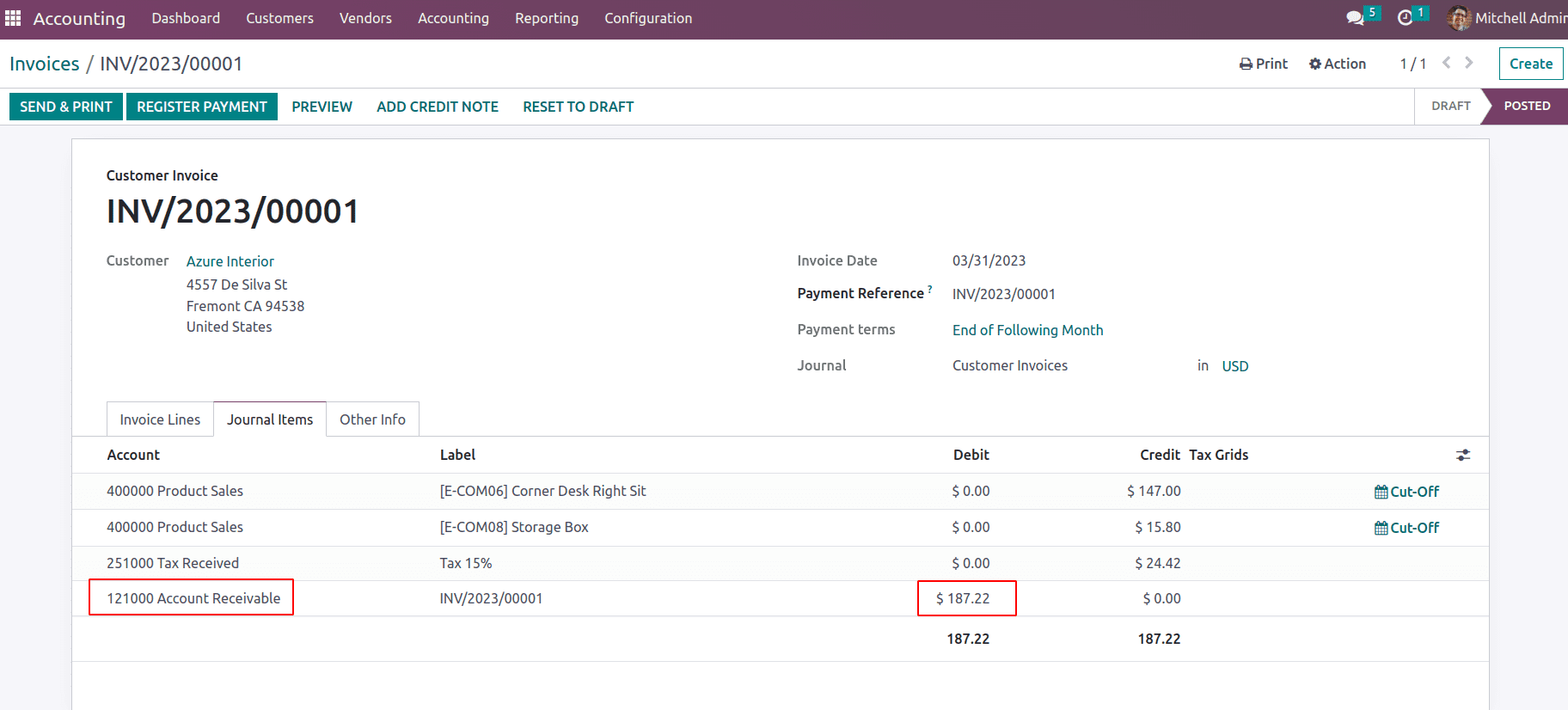 Balance Sheet Features in Odoo 16