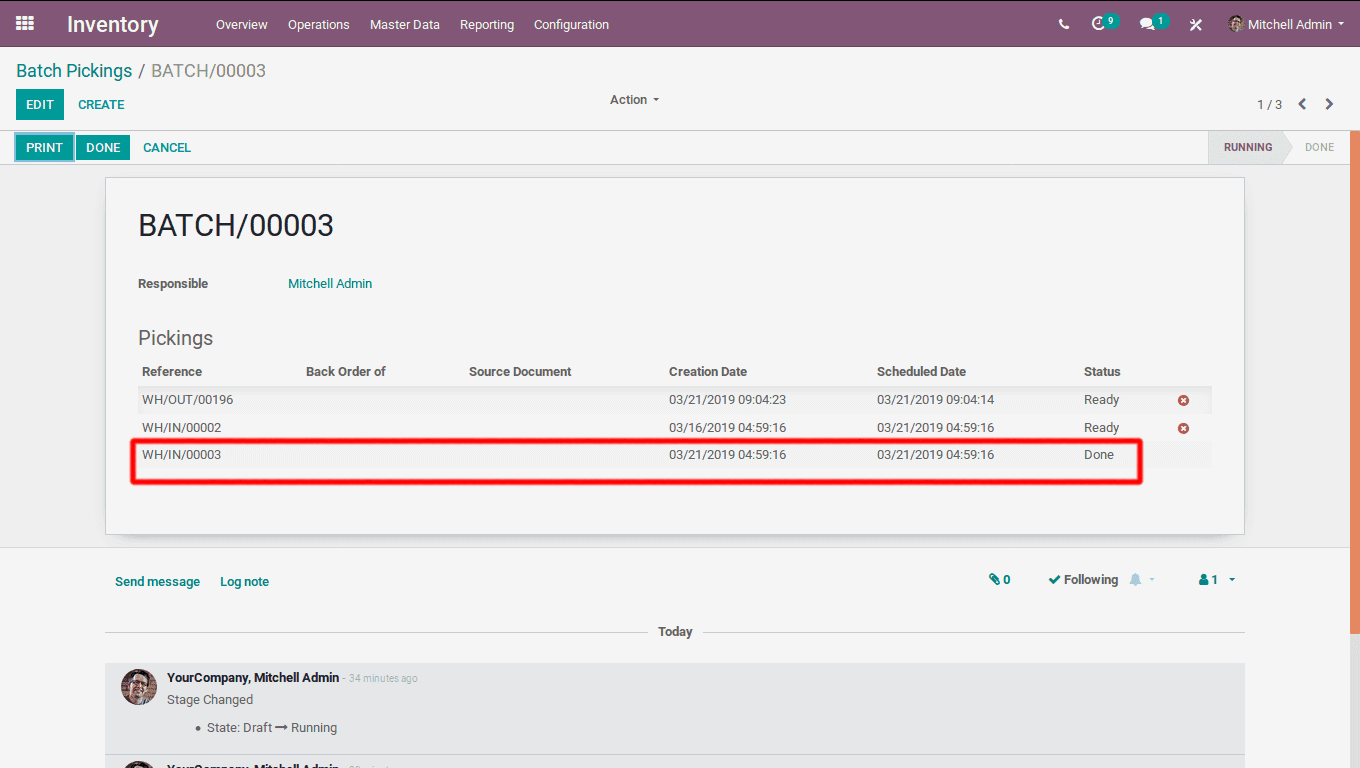 batch pickings in odoo v12