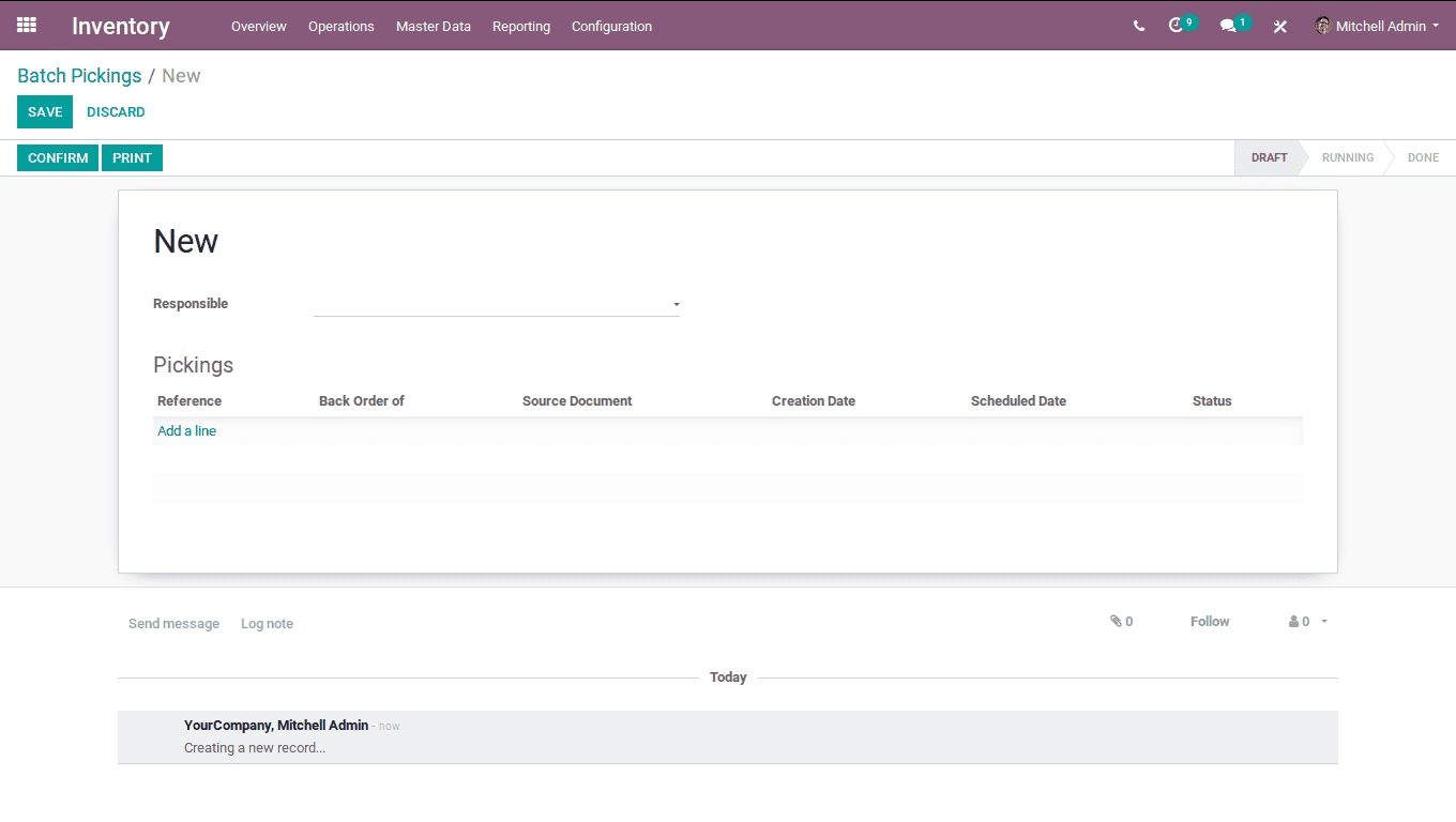 batch pickings in odoo v12