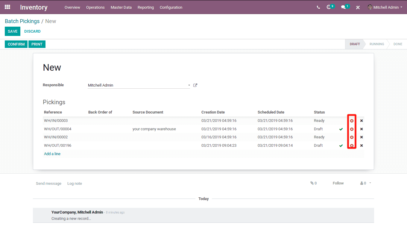 batch pickings in odoo v12