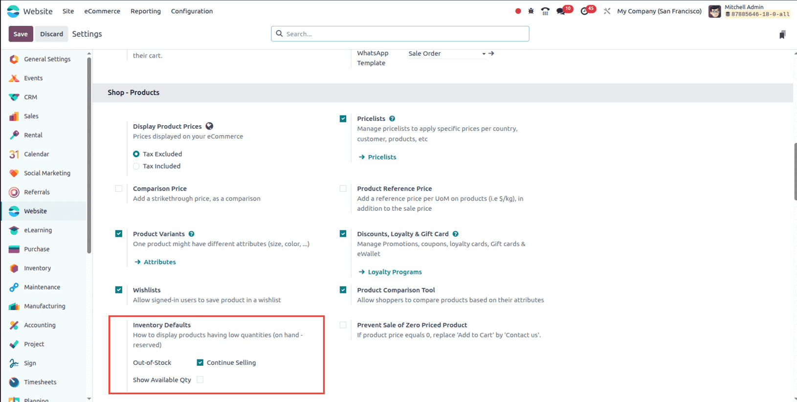 Benefits of Managing Product Inventory with Odoo 18 Website-cybrosys