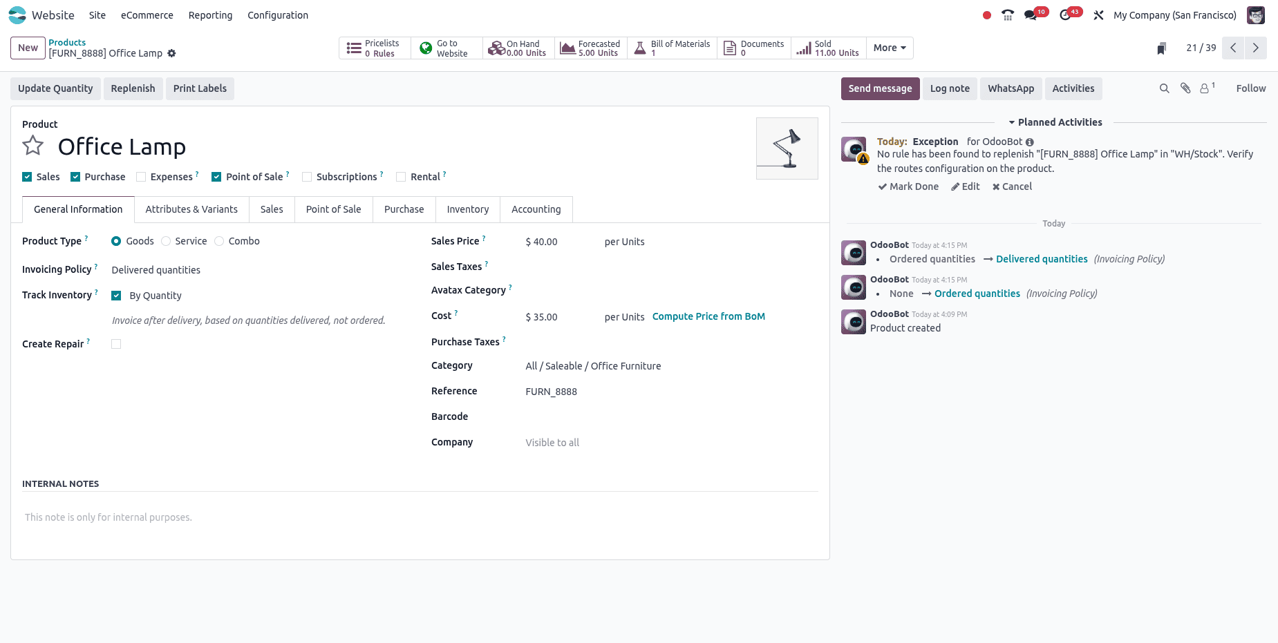 Benefits of Managing Product Inventory with Odoo 18 Website-cybrosys