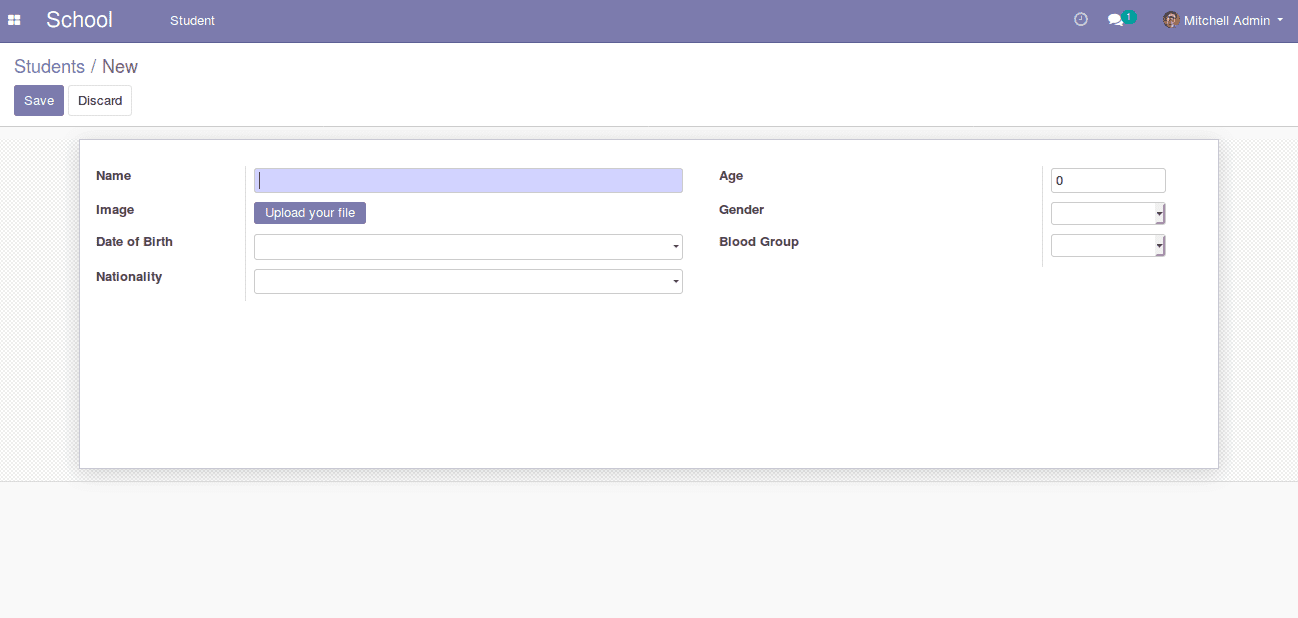 building module in odoo v12