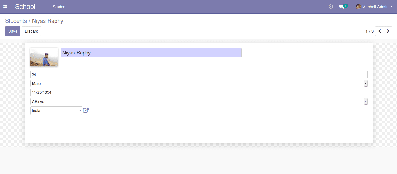 building module in odoo v12