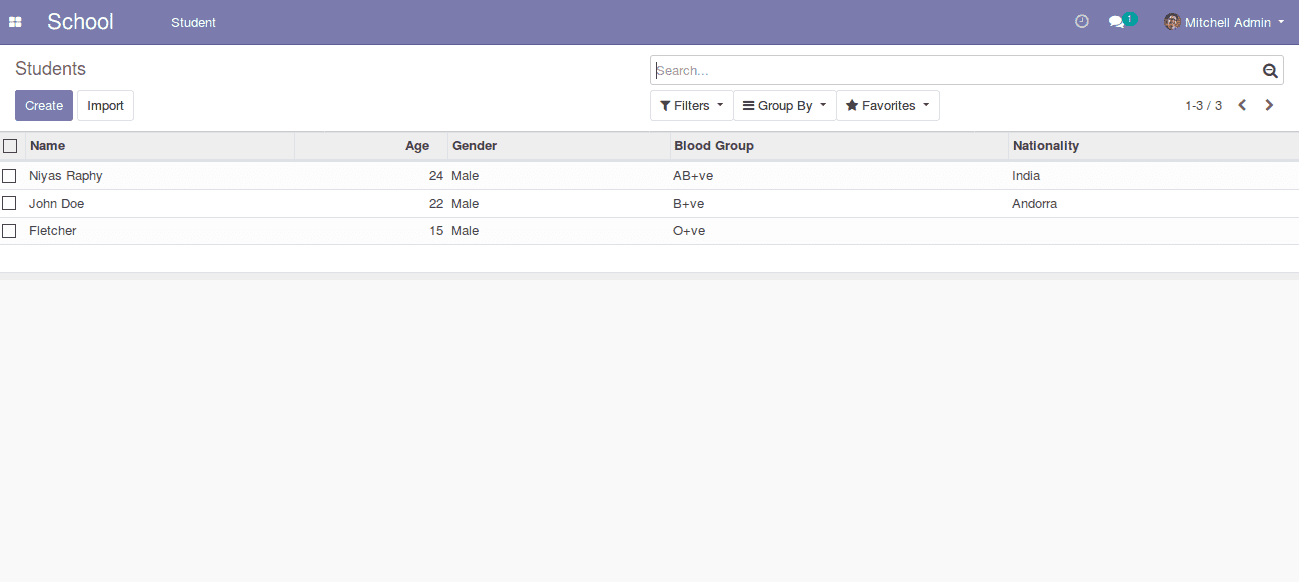 building module in odoo v12