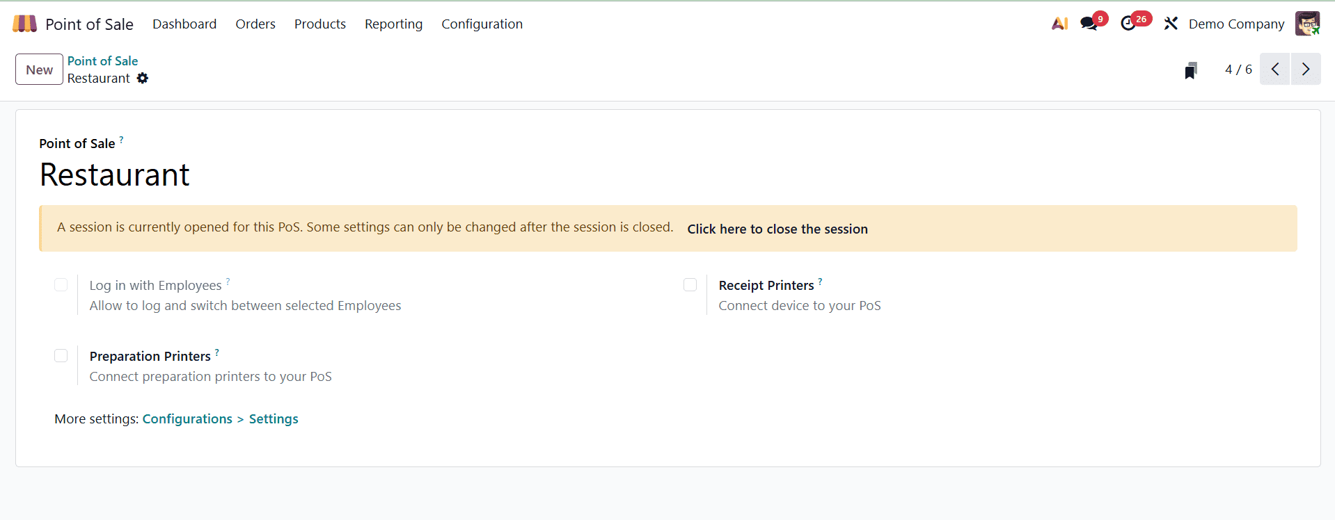 Complete Guide for Retail Shop Configuration in Odoo 19 Point of Sale-cybrosys