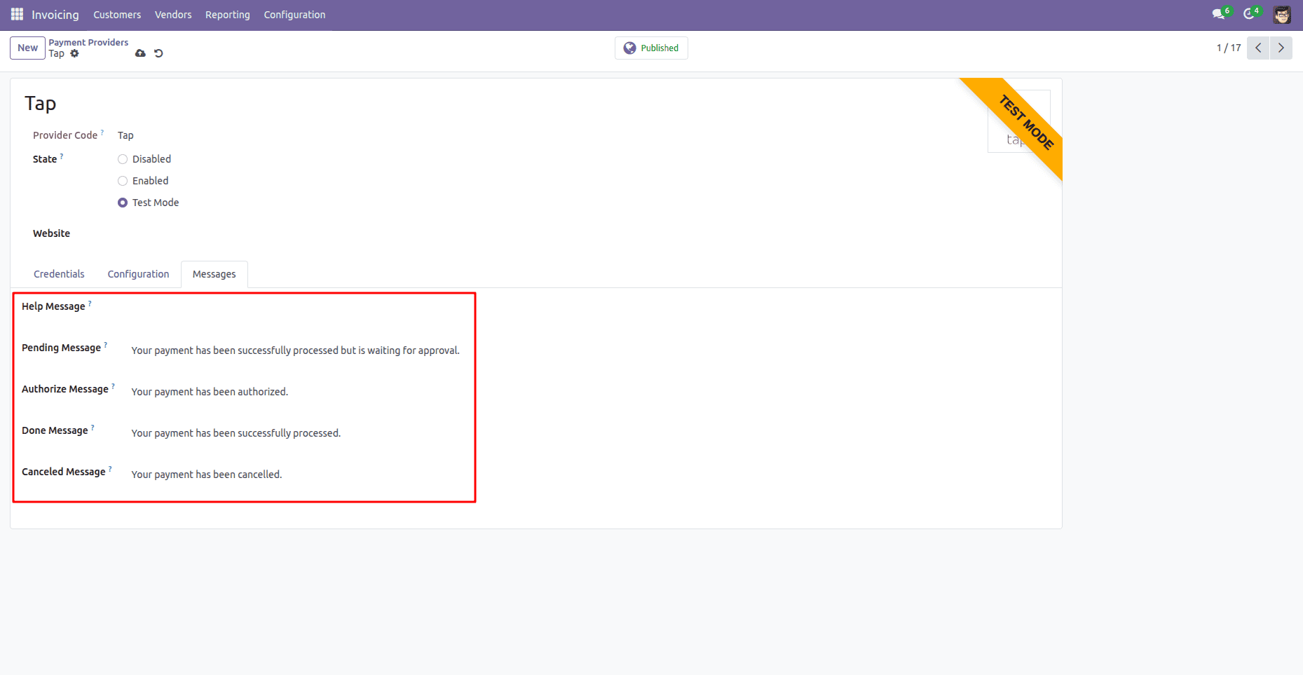 Complete Guide on How to Set Up Tap Payment Gateway in Odoo 17-cybrosys