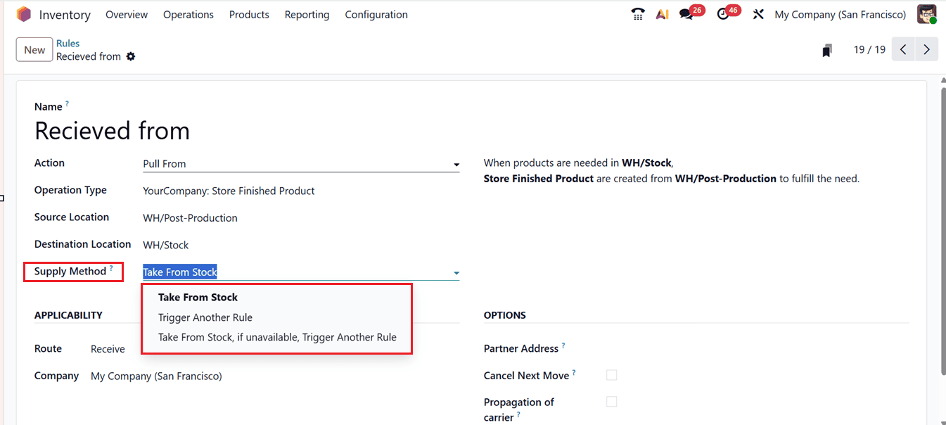 Complete Guide to Inventory Flow in Odoo 19: Routes, Rules & Setup-cybrosys