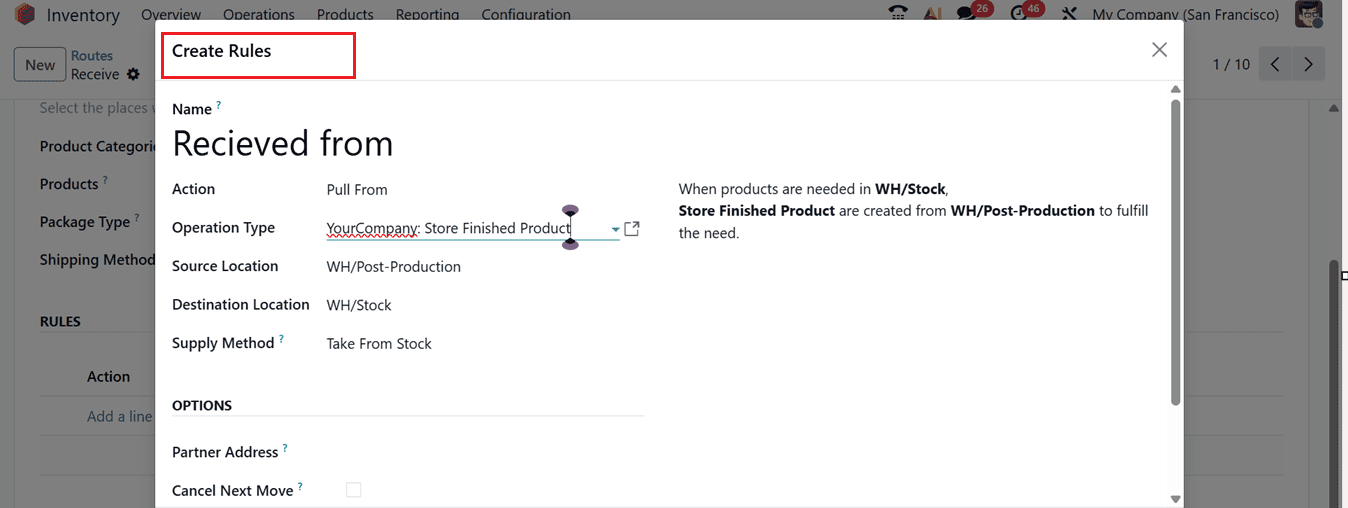 Complete Guide to Inventory Flow in Odoo 19: Routes, Rules & Setup-cybrosys